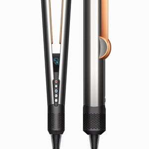 Dyson Airstraight straightener nickel/copper with Dyson storage bag